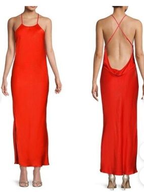 Bardot
Mila Cowl Back Slip Dress Fire Red S/4
NWT